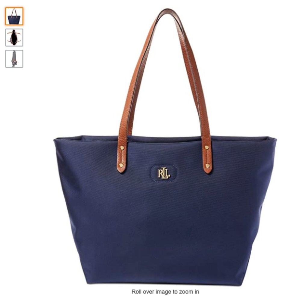 Ralph Lauren // Dark Blue Bainbridge Tote